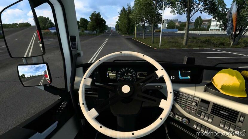 US Style Customizable 18 Inch Steering Wheel v1.45.16 for Euro Truck Simulator 2