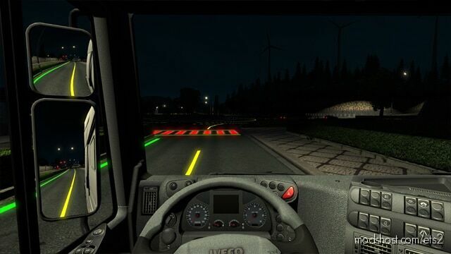 Phosphoric Road Markings MIX V3.2 for Euro Truck Simulator 2