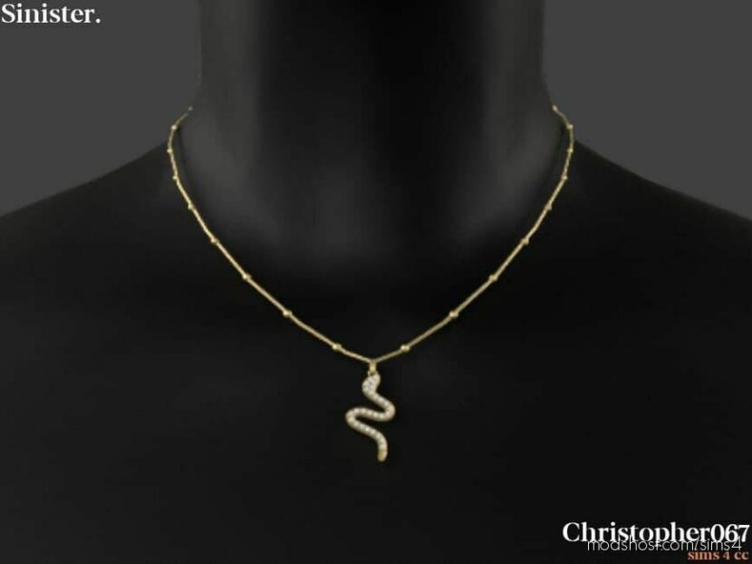 Sinister Necklace for Sims 4