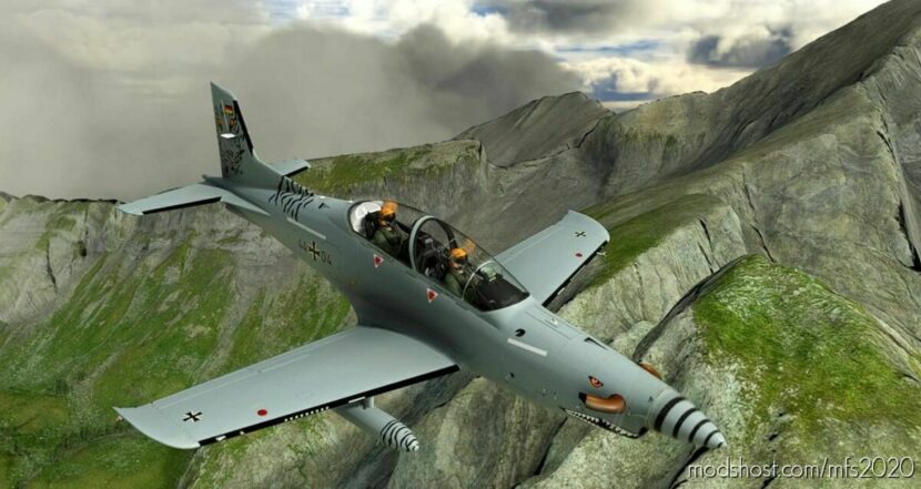 Iris Pilatus PC-21 GAF 44+04 (Tiger) for Microsoft Flight Simulator 2020