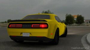 ETS2 Car Mod: Dodge Challenger SRT Hellcat Widebody v1.2 1.46 (Image #2)