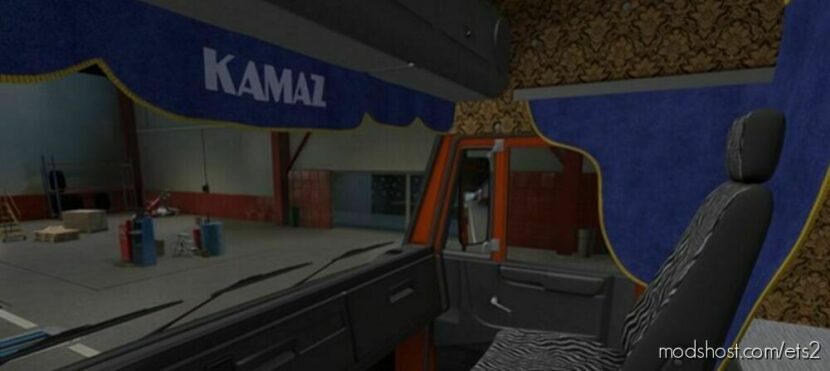Curtains For Kamaz 54-64-65 [1.45 – 1.46] for Euro Truck Simulator 2