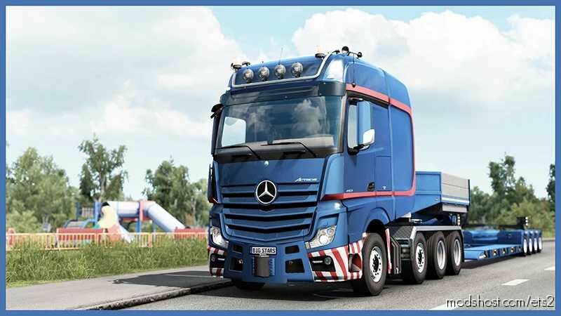 BIG Stars – Actros/Arocs SLT V1.7.1 [1.46] for Euro Truck Simulator 2