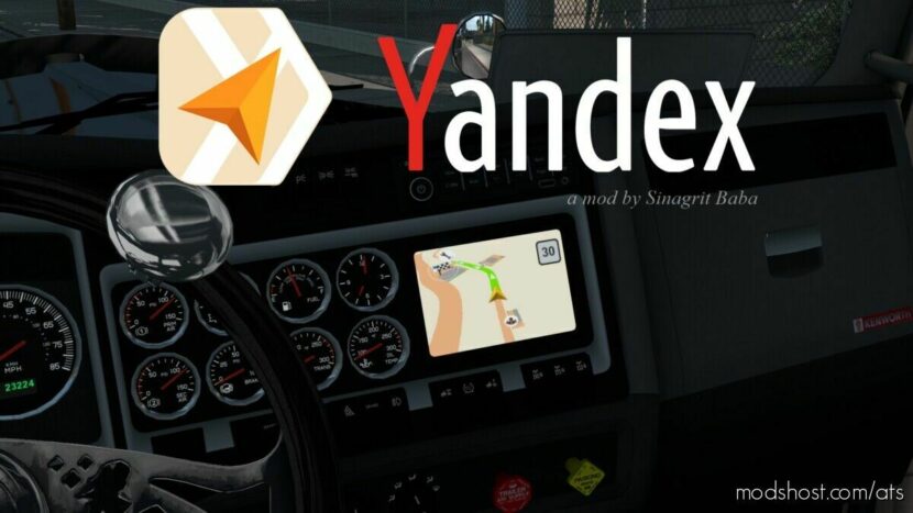 Yandex Navigator V1.8 for American Truck Simulator
