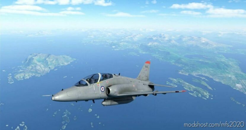 Just Flight Hawk T1, Royal Norwegian AIR Force, Rnoaf – Grey (Fictional) for Microsoft Flight Simulator 2020