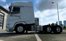 ETS2 DAF Mod: Skin DAF 2021 DB Schenker 1.43-1.46 (Image #3)