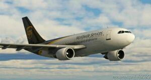 MSFS 2020 A310 Livery Mod: UPS (Fictional) – Inibuilds A310 (Image #2)