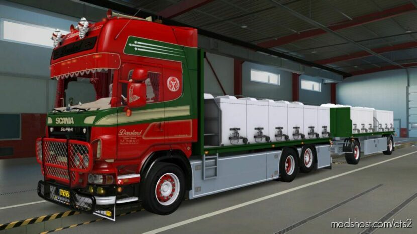 Scania Donslund + Trailer [1.46] By Cyrusthevirus for Euro Truck Simulator 2