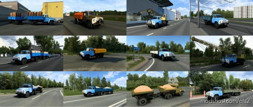 ZIL Traffic Pack V1.2 for Euro Truck Simulator 2