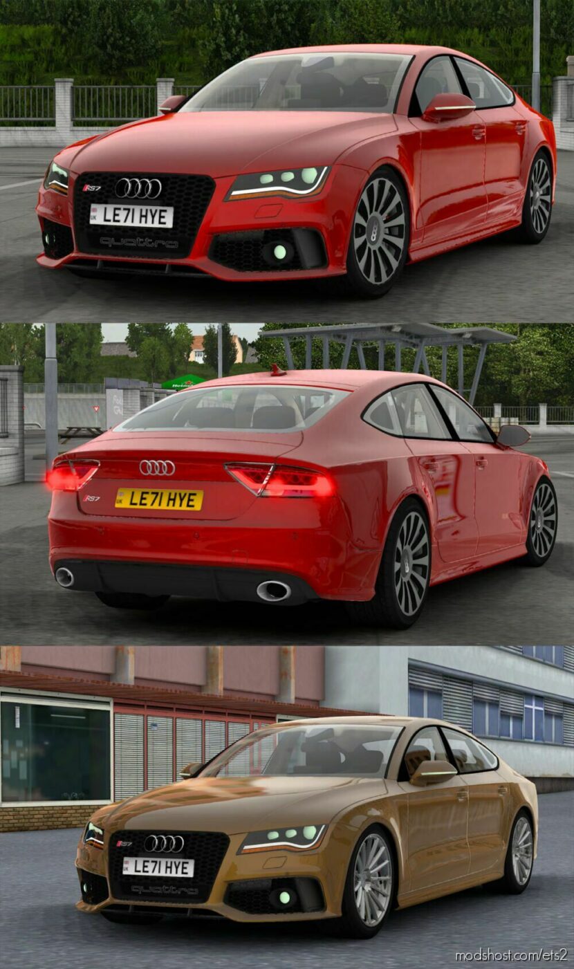 Audi RS7 Sportback 2013 4G8 V4.3 [1.46] for Euro Truck Simulator 2