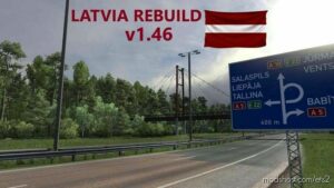 Latvia Rebuild Promods Addon v1.46 for Euro Truck Simulator 2