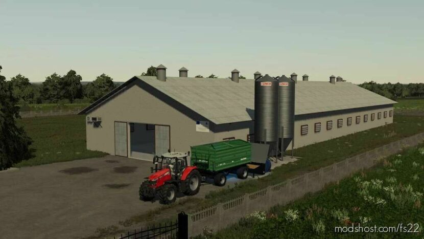 BIG Chicken Barn V1.1 for Farming Simulator 22