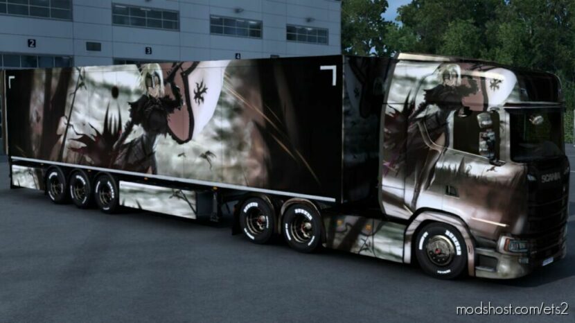 Fantasy Warrior Anime Skin for Euro Truck Simulator 2