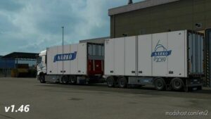 Narko Full Trailers Addon v1.1.6 1.46 for Euro Truck Simulator 2
