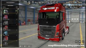 ATS Truck Mod: Volvo FH16 2012 by soap98 ATS v1.2 1.46 (Image #2)