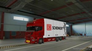 ETS2 Scania Skin Mod: RJL Tandem RED Schenker (Image #2)