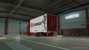 ETS2 Scania Skin Mod: RJL Tandem RED Schenker (Image #3)