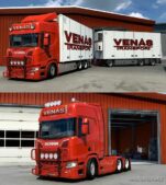 Scania R Venås Transport Combo Skin Pack for Euro Truck Simulator 2