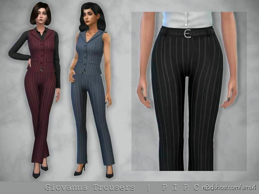 Giovanna Trousers for Sims 4