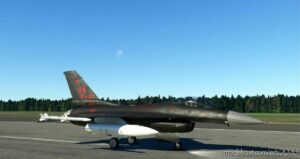 MSFS 2020 Livery Mod: SC Designs F-16C 18TH Agressors Alaska Wraith (Image #2)