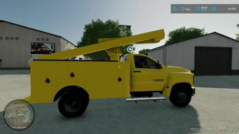 Chevy Bucket Truck Update for Farming Simulator 22