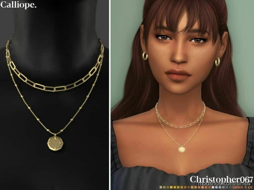 Calliope Necklace for Sims 4