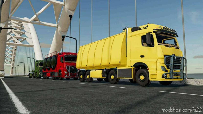 Mercedes Actros Pack for Farming Simulator 22