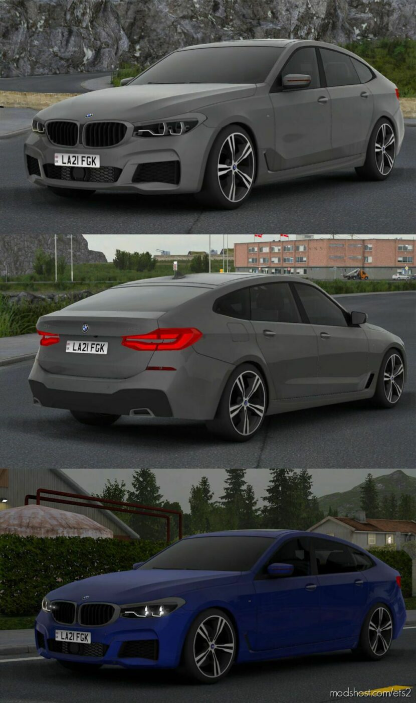 BMW 6-Series GT G32 V1.1 [1.46] for Euro Truck Simulator 2