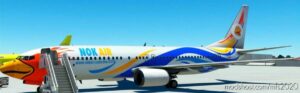 MSFS 2020 737-800 Livery Mod: NOK AIR Hs-Dbw 737-800 (Image #2)