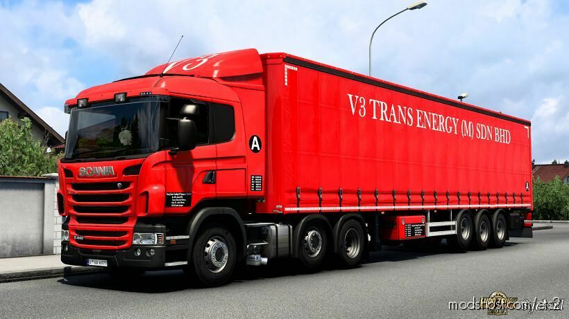 RJL Scania V3 Trans Energy (M) SDN BHD Combo Skin for Euro Truck Simulator 2