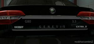 Genesis G80 Skin Mod for Euro Truck Simulator 2