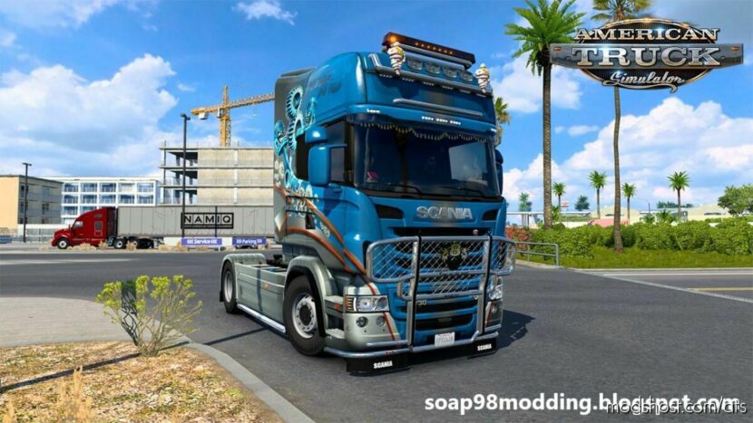 Scania R & Streamline by soap98 v1.2 1.46 for American Truck Simulator