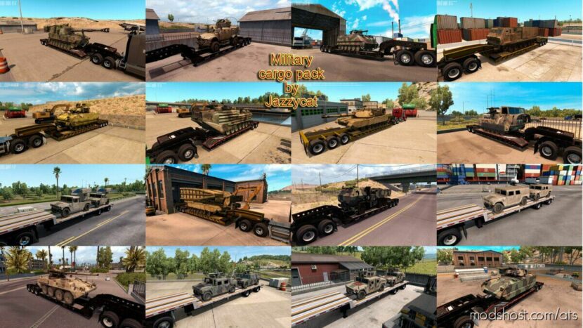 Military Cargo Pack By Jazzycat V1.4.2 for American Truck Simulator