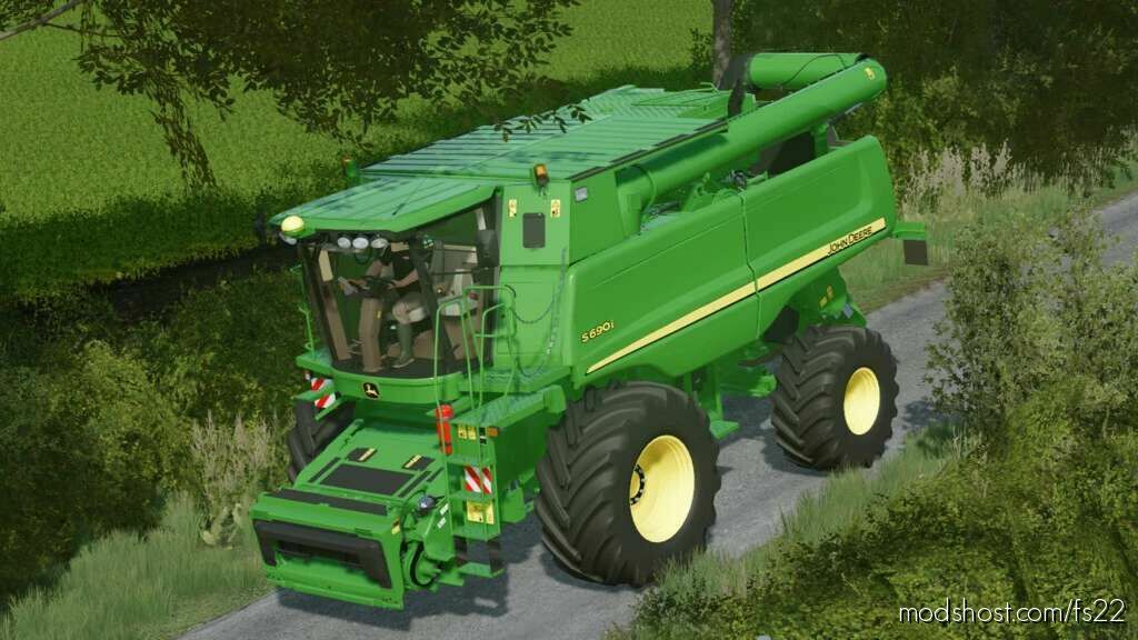 John Deere S690I / 9880I STS EU Farming Simulator 22 Combine Mod - ModsHost