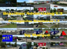 Brazilian Advertising V1.3 for Euro Truck Simulator 2