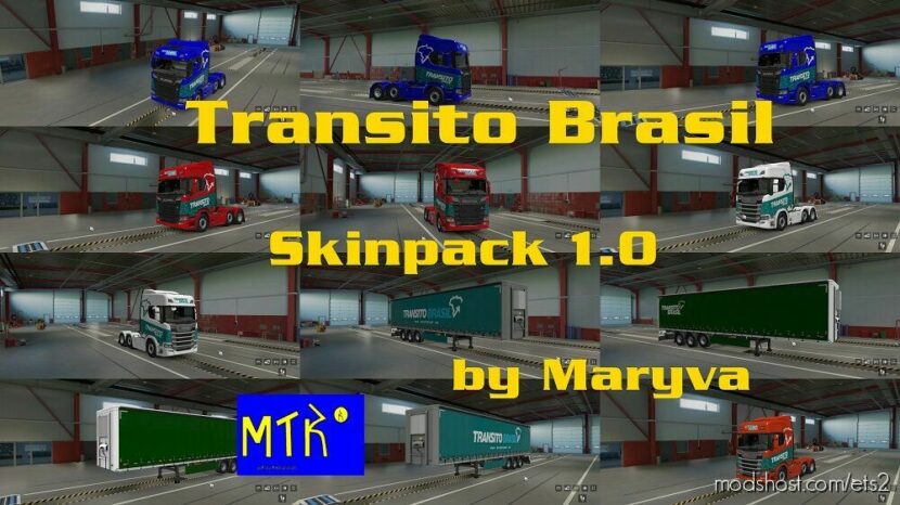 Transito Brasil Skinpack 1.0 for Euro Truck Simulator 2