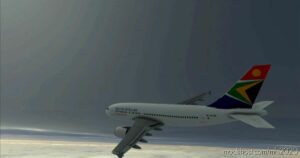 MSFS 2020 Airbus Livery Mod: A310 South African Airways (Image #2)