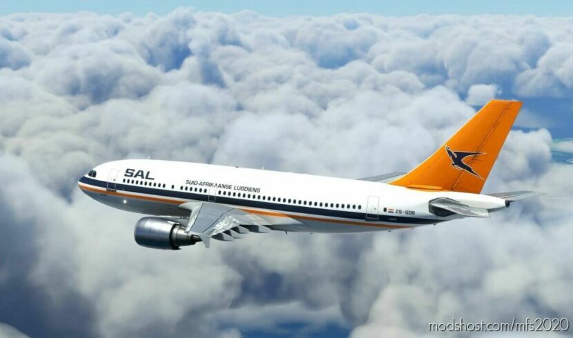 South African Airways A310 Zs-Sdb Inibuilds Fictional for Microsoft Flight Simulator 2020