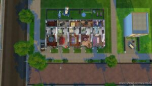 Sims 4 Mod: Colorful Townhouses (Image #4)