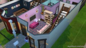 Sims 4 Mod: Colorful Townhouses (Image #7)