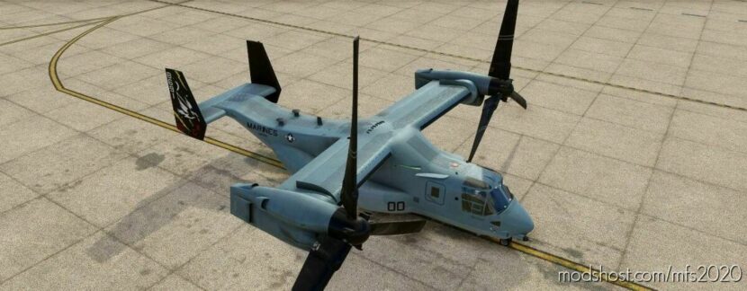 MV-22B Osprey Usmc Vmmt-204 Raptors for Microsoft Flight Simulator 2020