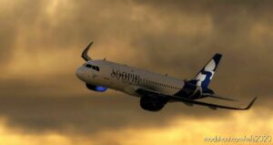 MSFS 2020 A320 Livery Mod: A32NX Flybywire A320 | Soarin (VA) | Soar-Sfa | 8K Textures (Image #2)