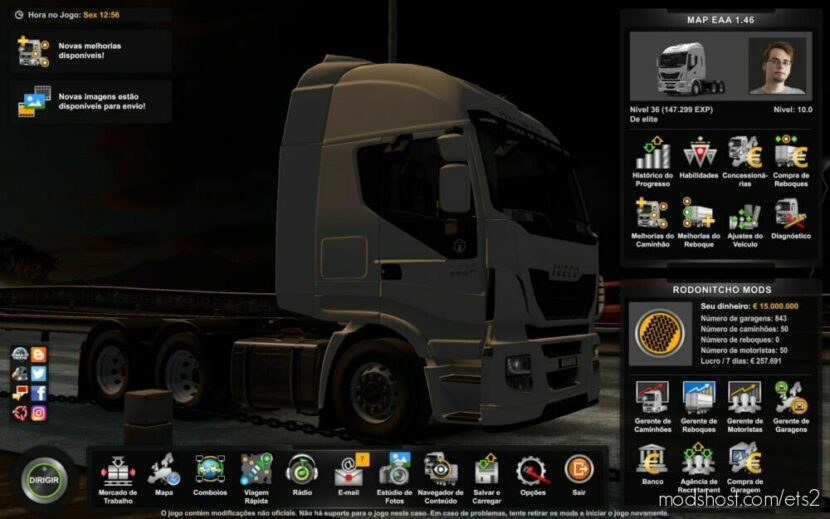 Profile Map EAA [1.46] for Euro Truck Simulator 2