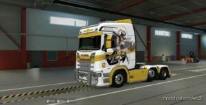 Kantai Collection Kongou Skin For Scania S Series for Euro Truck Simulator 2