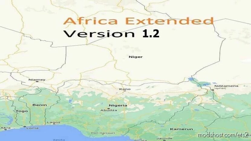 Africa Extended v1.3 1.46 for Euro Truck Simulator 2