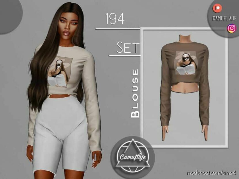 SET 194 – Blouse for Sims 4