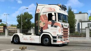 Scania S NG Anya Forger – SPY X Family Anime Skin for Euro Truck Simulator 2