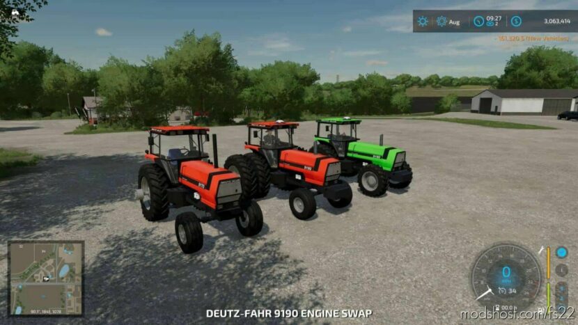 Deutz Allis 9100 Series for Farming Simulator 22