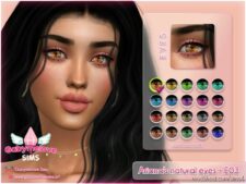 Ariana’s natural eyes • E03, contact lenses for Sims 4