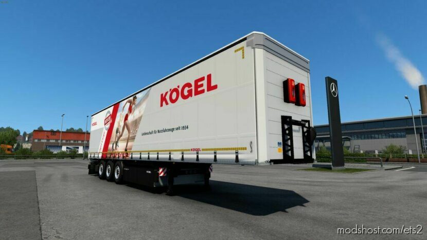 KÖGEL TRAILERS BY DOTEC V1.46 for Euro Truck Simulator 2